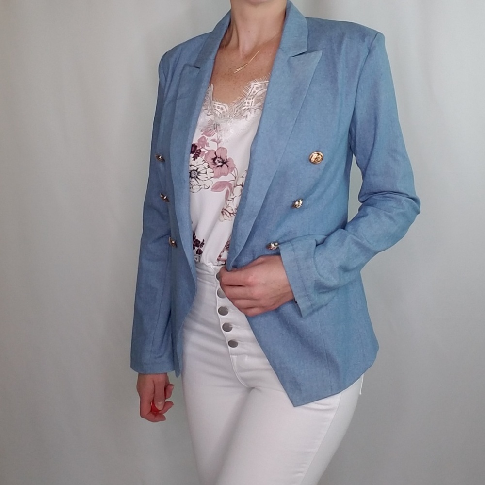 Vici denim blazer - Picture 4 of 8